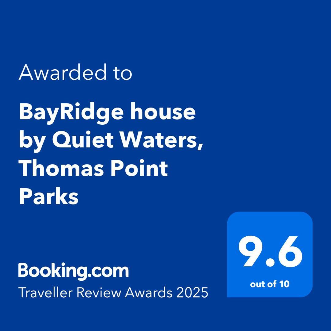Bayridge House By Quiet Waters, Thomas Point Parks Lejlighed Annapolis Eksteriør billede